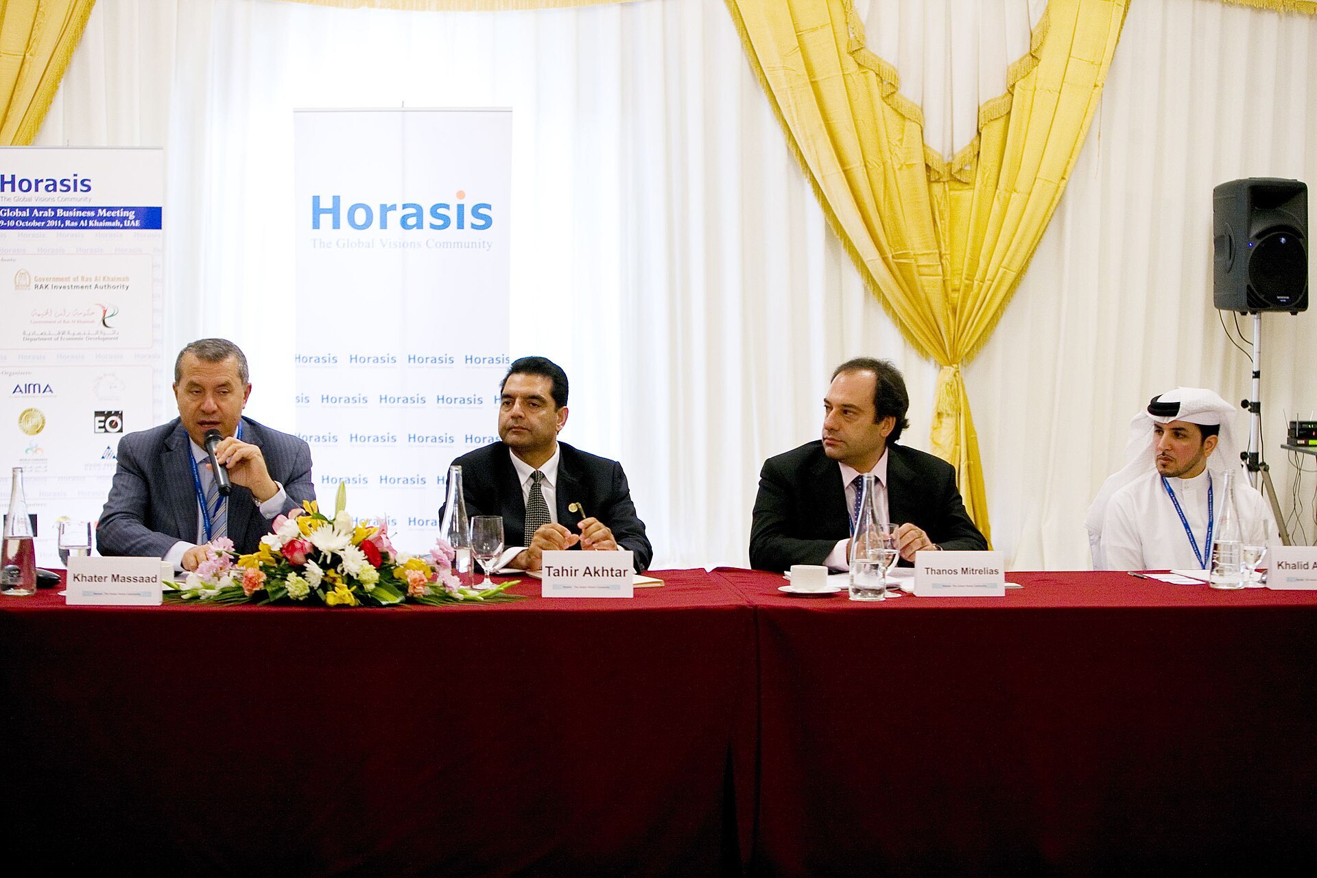 Finance executives reviewing business results in a meeting